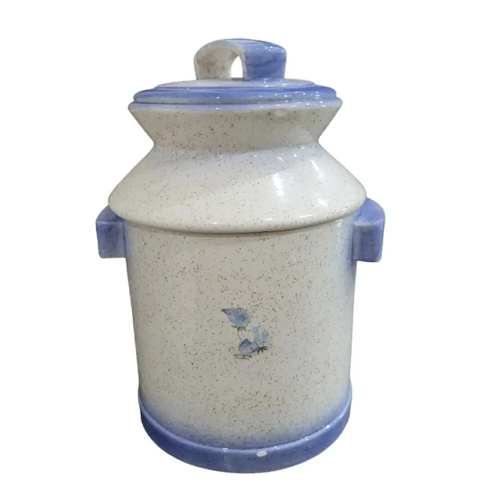 VTG Atlantic Mold‎ 74' Farmhouse MCM Milk Jug Kitchen Canister Cookie Jar Rare